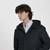 PARKA LARGA TEJIDO TECNICO