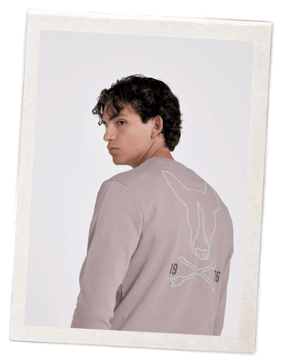 SUDADERA LISA PRINT CAMALLE - rosa
