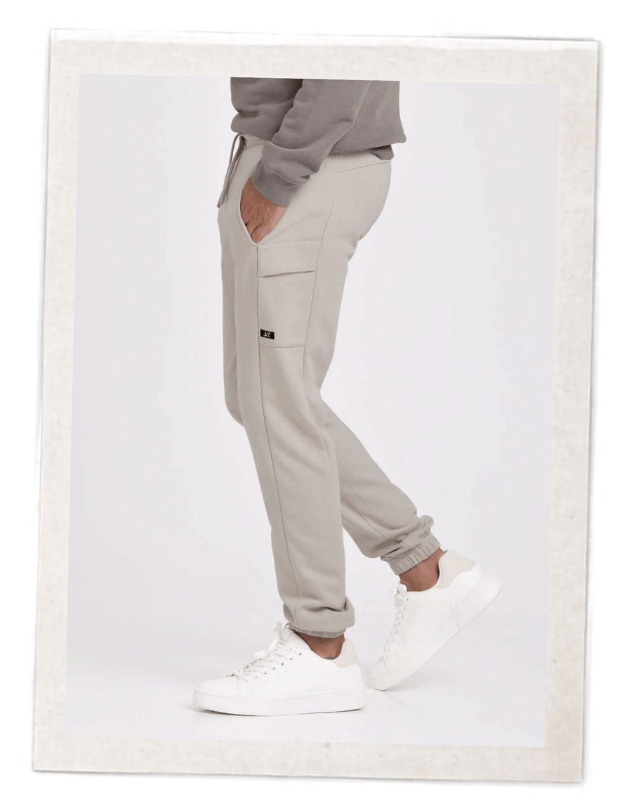 PANTALON CHANDAL JOGGER - beige