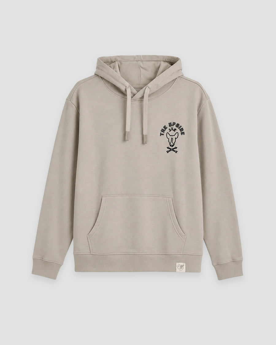 SUDADERA CANGURO CAPUCHA UPSIDE - beige